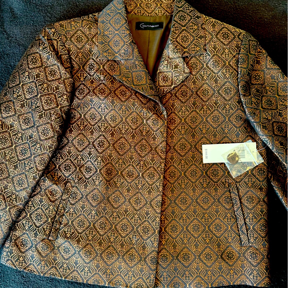 Context office or night out jacket size 6.NWT.